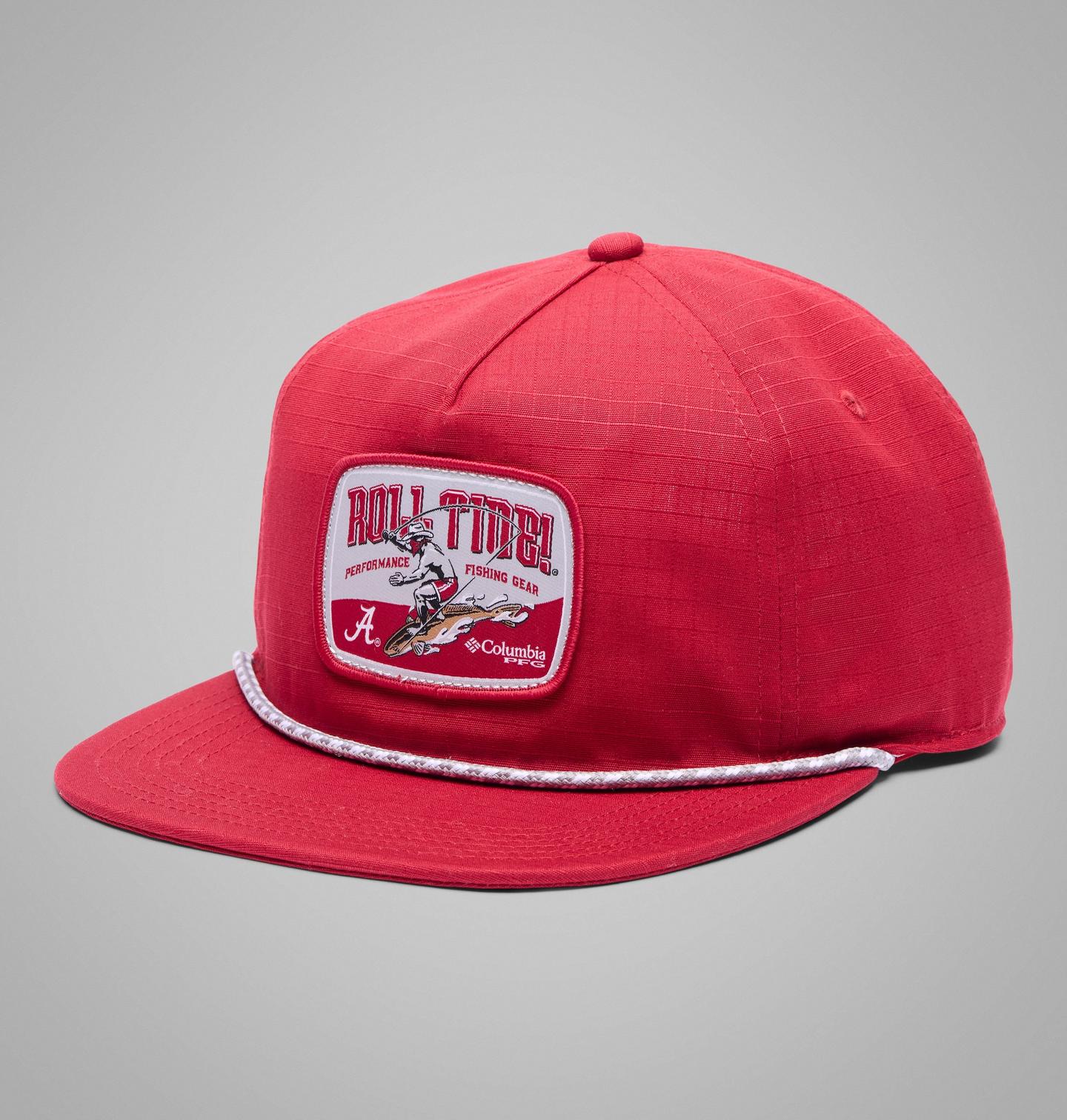 Кепка Columbia Collegiate PFG Rope Snapback - Alabama, цвет: Красный бархатный — фото 1