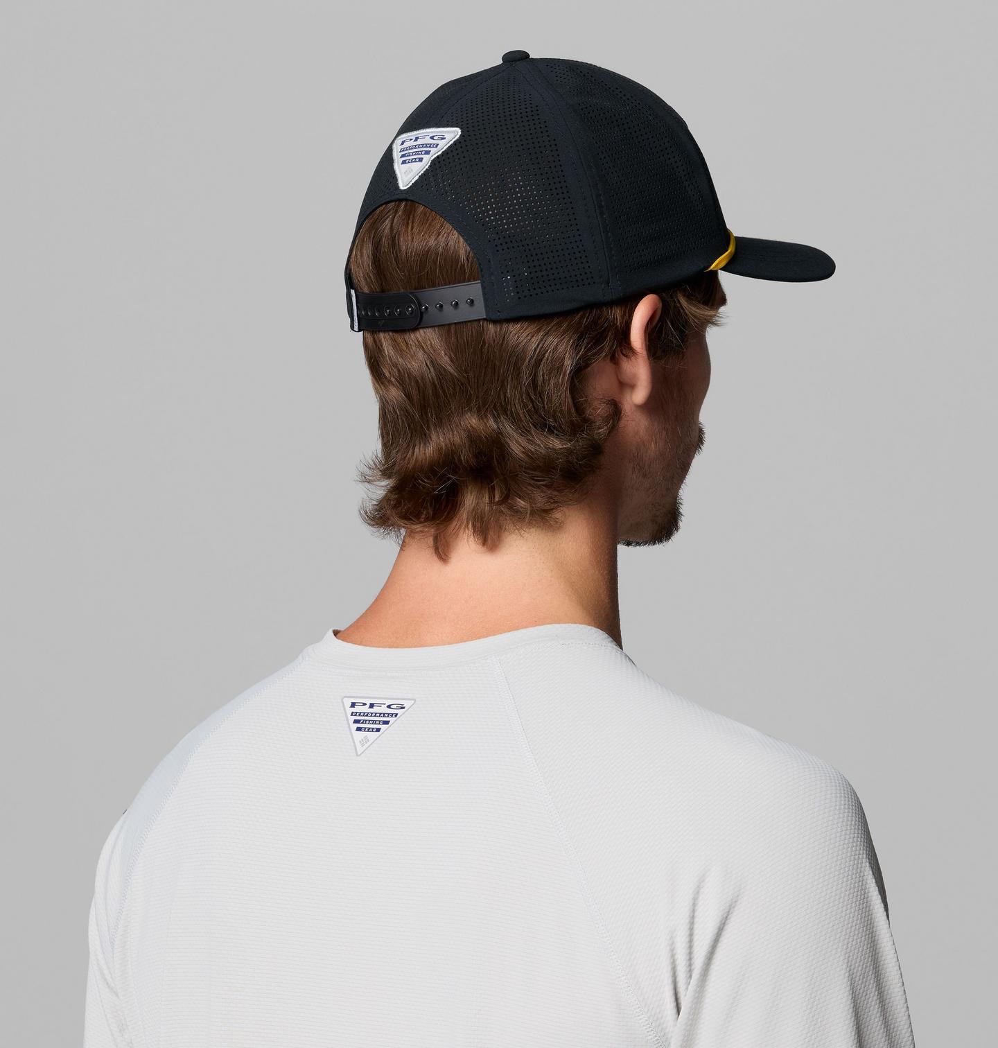 Кепка Columbia Collegiate PFG Tidal Pursuit 110 Snapback - LSU, цвет: Чёрный — фото 4