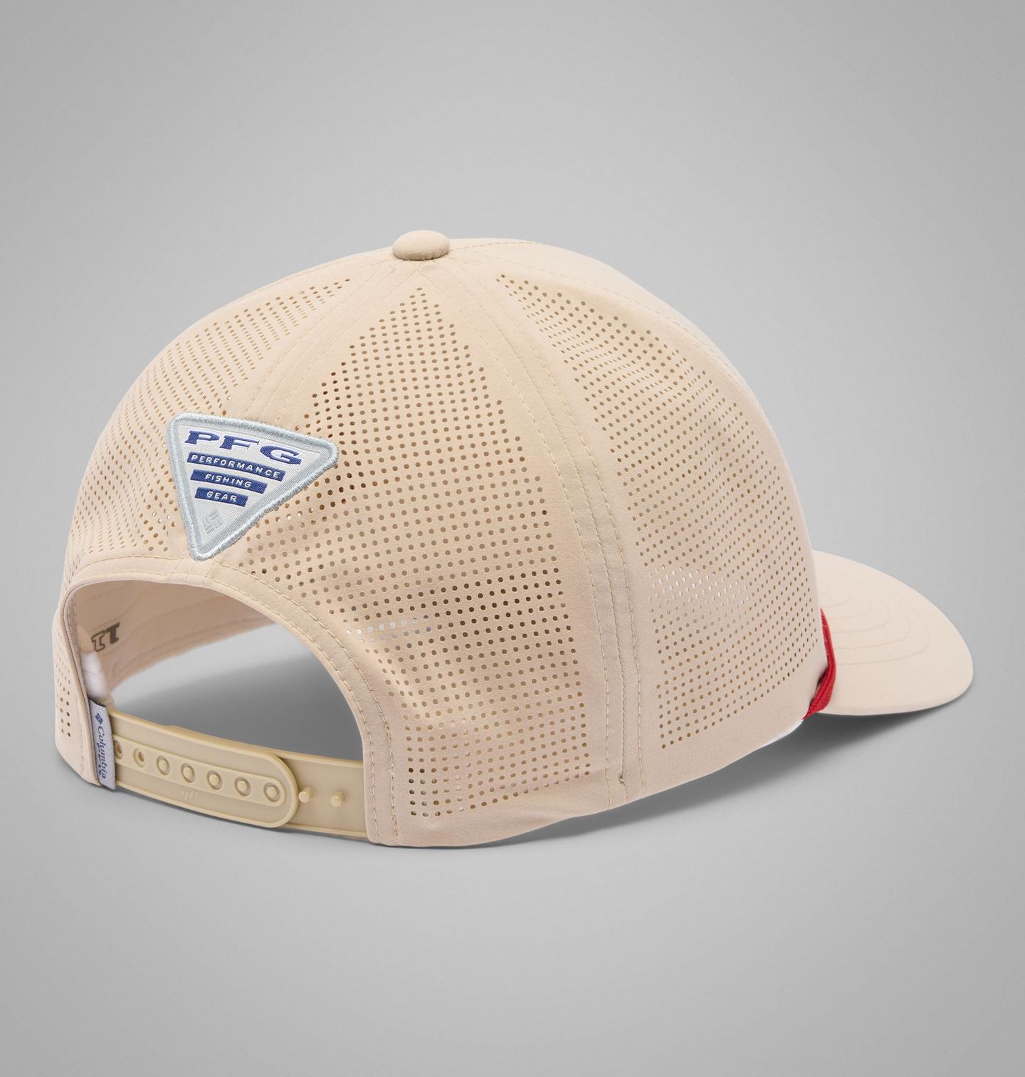 Кепка Columbia Collegiate PFG Tidal Pursuit 110 Snapback - Oklahoma, цвет: Серо-бежевый — фото 2