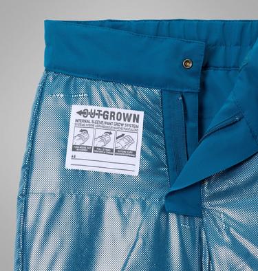 Youth Bugaboo IV Waterproof Ski Trousers, Color: Phoenix Blue, Black, image 6