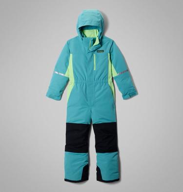 Youth Unisex Buga IV Insulated Snow Suit, Color: Teal, Black, image 1