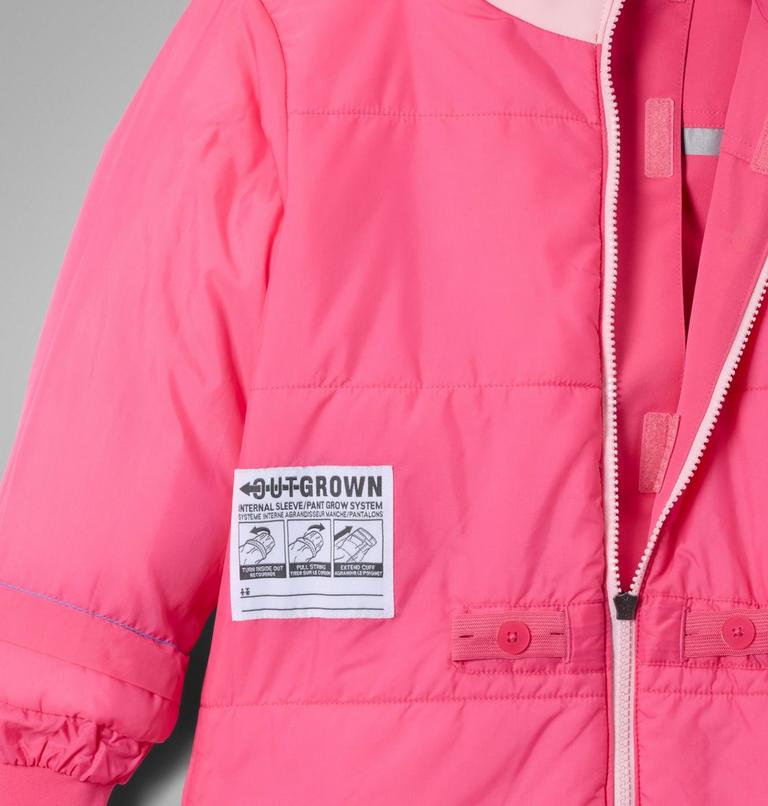 Youth Unisex Buga IV Insulated Snow Suit, Color: Nico, Red Oxide, Satin Pink, image 3