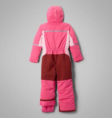 Youth Unisex Buga IV Insulated Snow Suit, Color: Nico, Red Oxide, Satin Pink, image 2