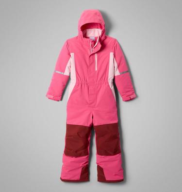 Youth Unisex Buga IV Insulated Snow Suit, Color: Nico, Red Oxide, Satin Pink, image 1