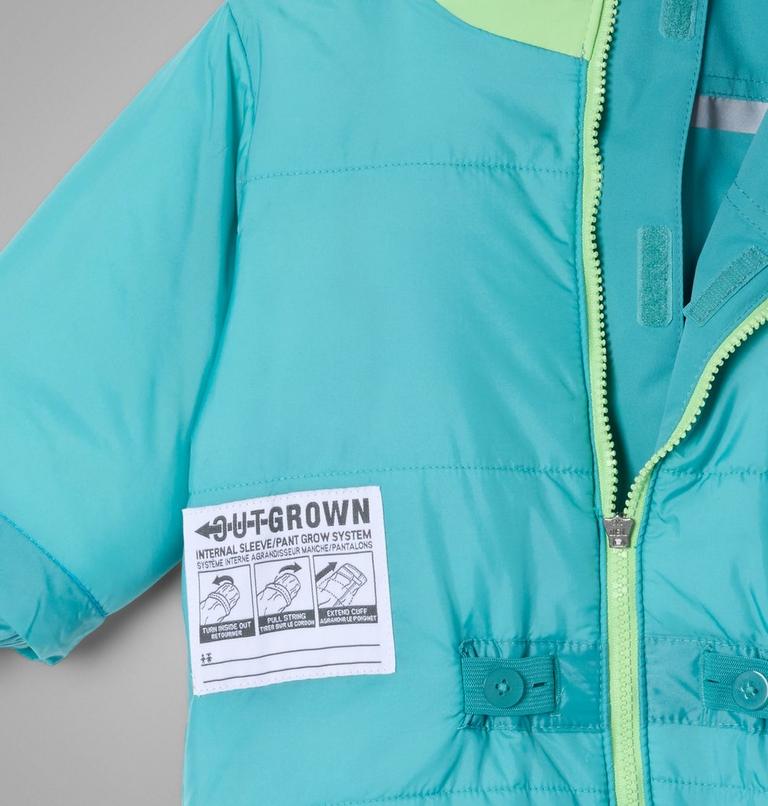 Toddler Buga IV Insulated Snow Suit, Color: Teal, Black, image 3