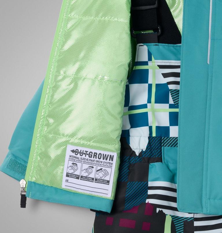 Completo da neve imbottito Buga IV unisex da bambino, Color: Teal, Black, image 3