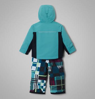 Completo da neve imbottito Buga IV unisex da bambino, Color: Teal, Black, image 6