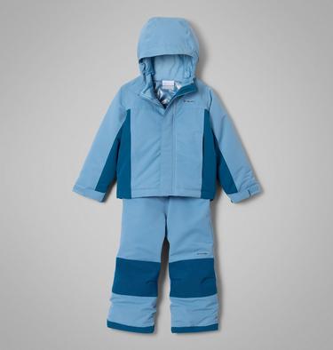 Completo da neve imbottito Buga IV unisex da bambino, Color: Rainy Day, Phoenix Blue, image 1