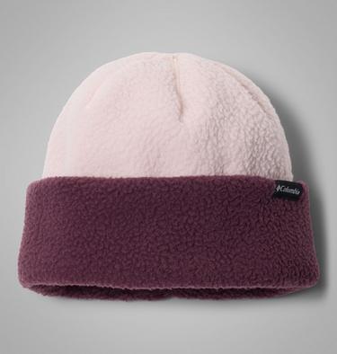 Unisex Timber Meadow MTR Sherpa Fleece Beanie, Color: Mineral Pink, Moonvista, image 1