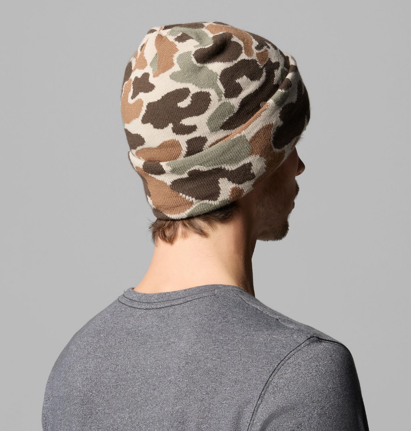 Шапка Columbia Jacquard Beanie, цвет: Серо-бежевый / Камуфляж — фото 3