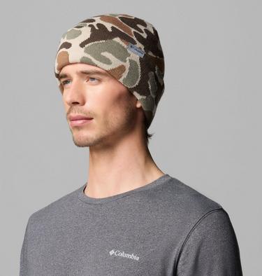 Unisex Jacquard Beanie, Color: Ancient Fossil, Puzzle Camo, image 8