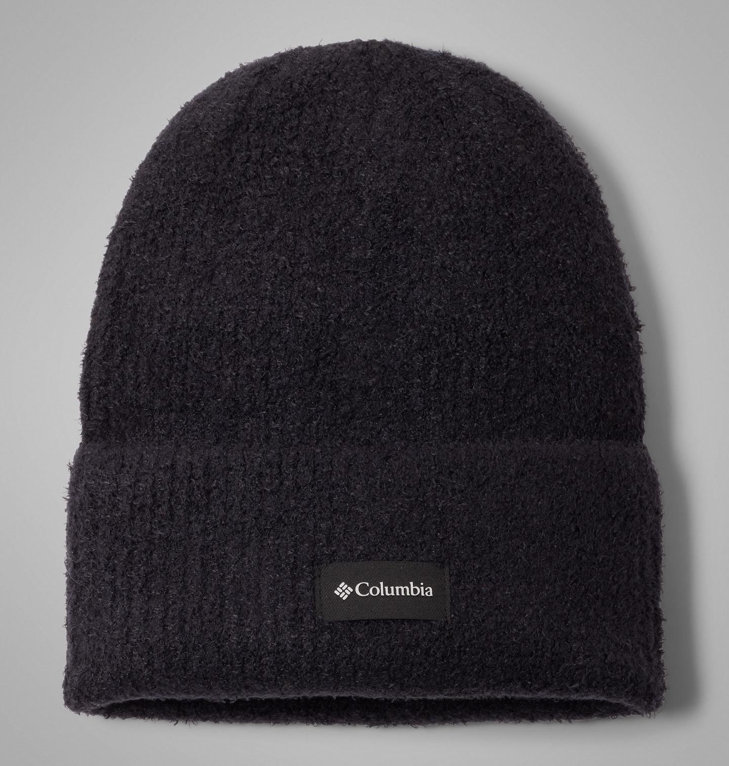 Женская шапка Columbia CSC Luxe Cuffed Beanie, цвет: Чёрный — фото 1