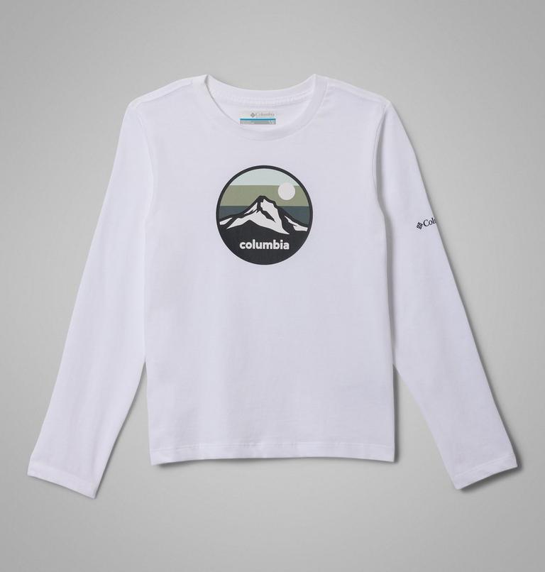 Camiseta con estampado de manga larga Dobson Pass II para ni&ntilde;o, Color: White, Circular Scene, image 1
