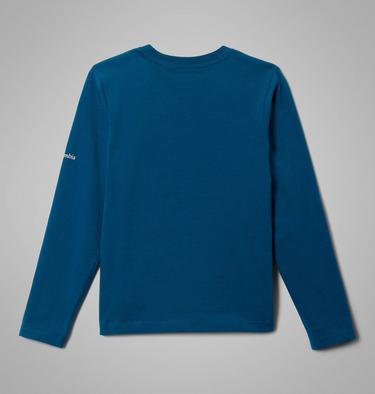 Camiseta con estampado de manga larga Dobson Pass II para ni&ntilde;o, Color: Phoenix Blue, Circular Scene, image 2