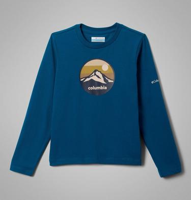 Camiseta con estampado de manga larga Dobson Pass II para ni&ntilde;o, Color: Phoenix Blue, Circular Scene, image 1