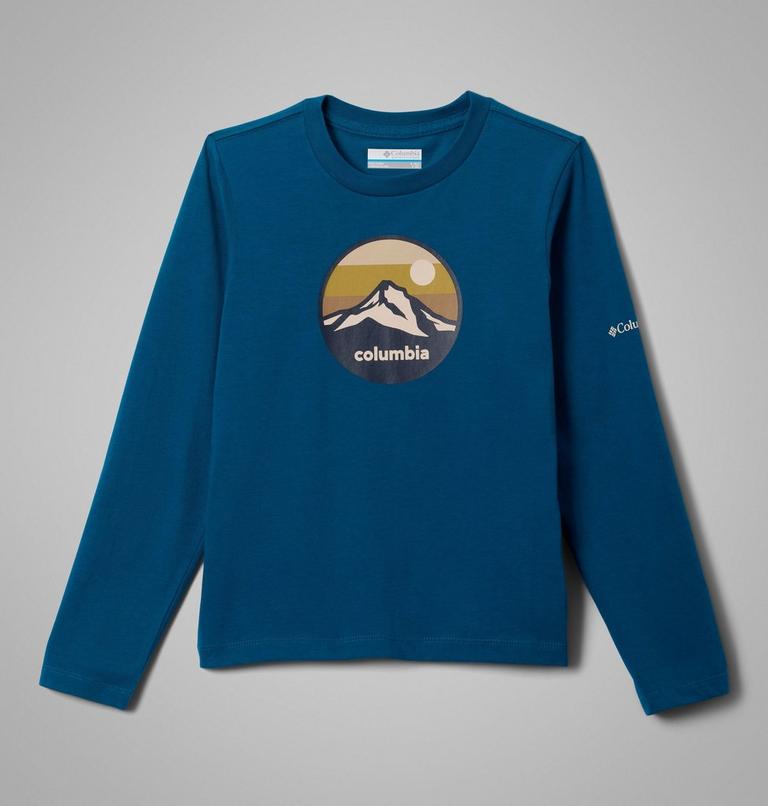 Camiseta con estampado de manga larga Dobson Pass II para ni&ntilde;o, Color: Phoenix Blue, Circular Scene, image 1