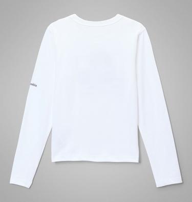 Camiseta con estampado de manga larga Hazeldel Hill II para ni&ntilde;a, Color: White, All Terrain, image 6