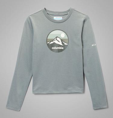 Camiseta con estampado de manga larga Hazeldel Hill II para ni&ntilde;a, Color: Sedona Sage, Circular Scene, image 3