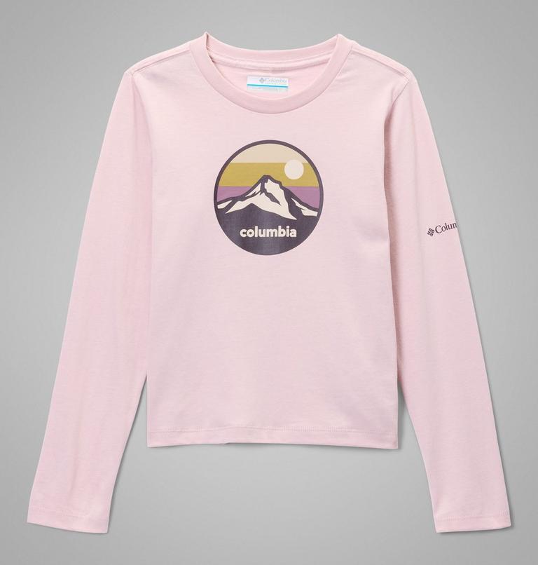 Camiseta con estampado de manga larga Hazeldel Hill II para ni&ntilde;a, Color: Mineral Pink, Circular Scene, image 1
