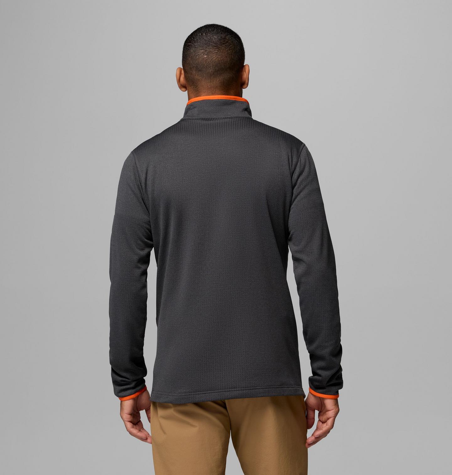 Мужская флисовая кофта Columbia Collegiate Essential Hike Grid на молнии, Oregon State, цвет: Чёрный — фото 3