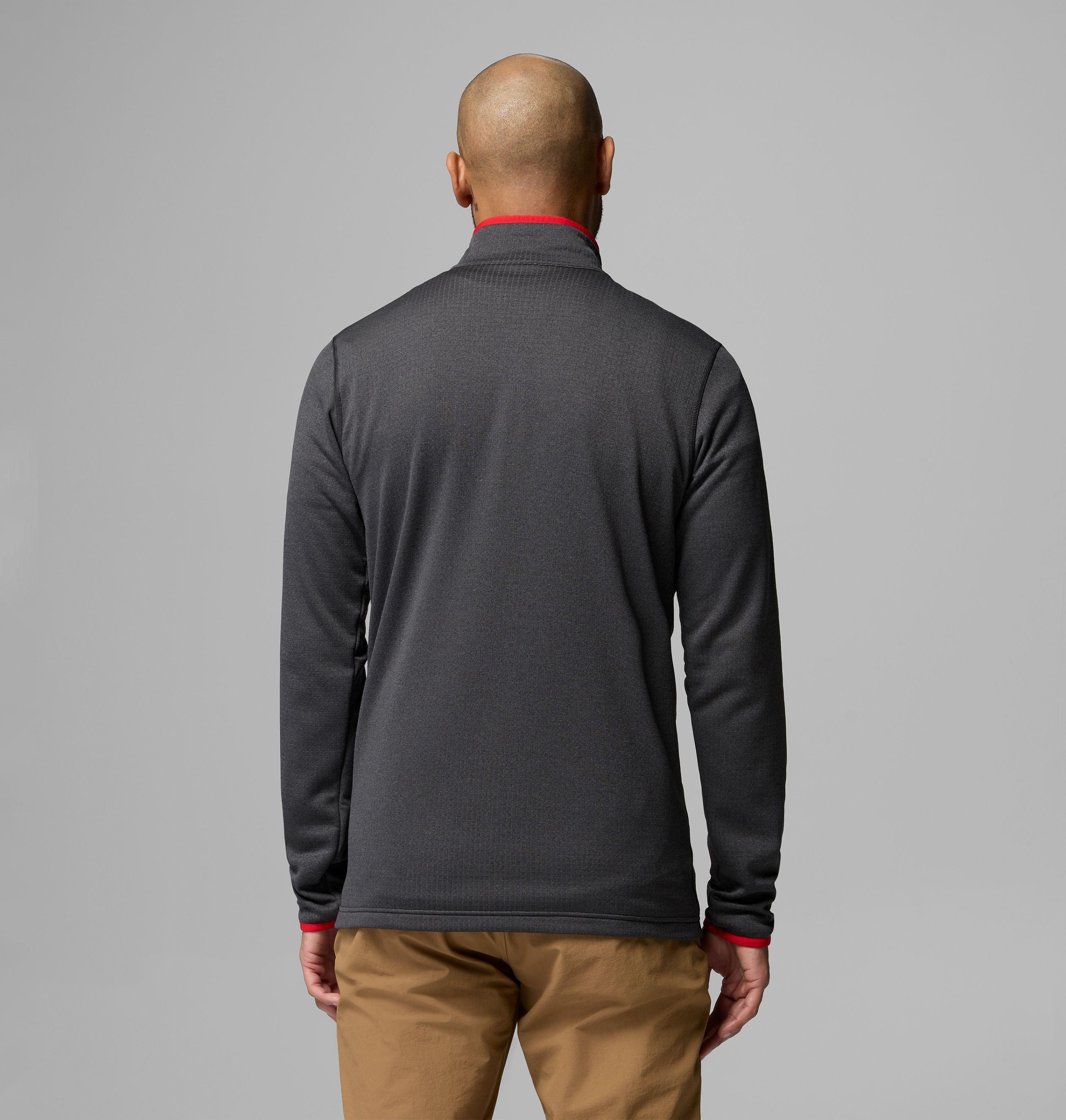 Men's Collegiate Essential Hike Grid Fleece Half Zip - Georgia 3