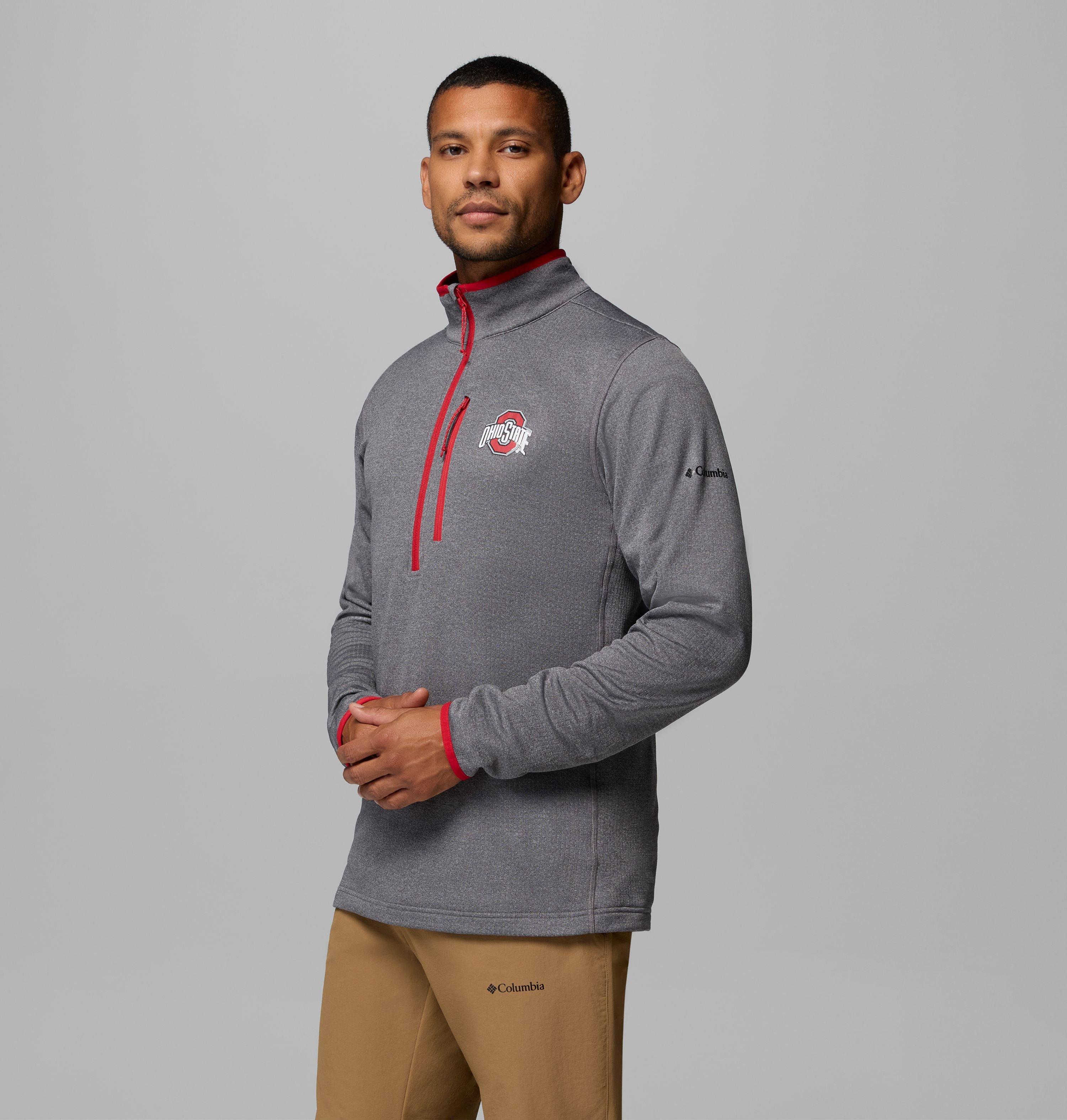 Men's Collegiate Essential Hike Grid Fleece Half Zip - Ohio State 4