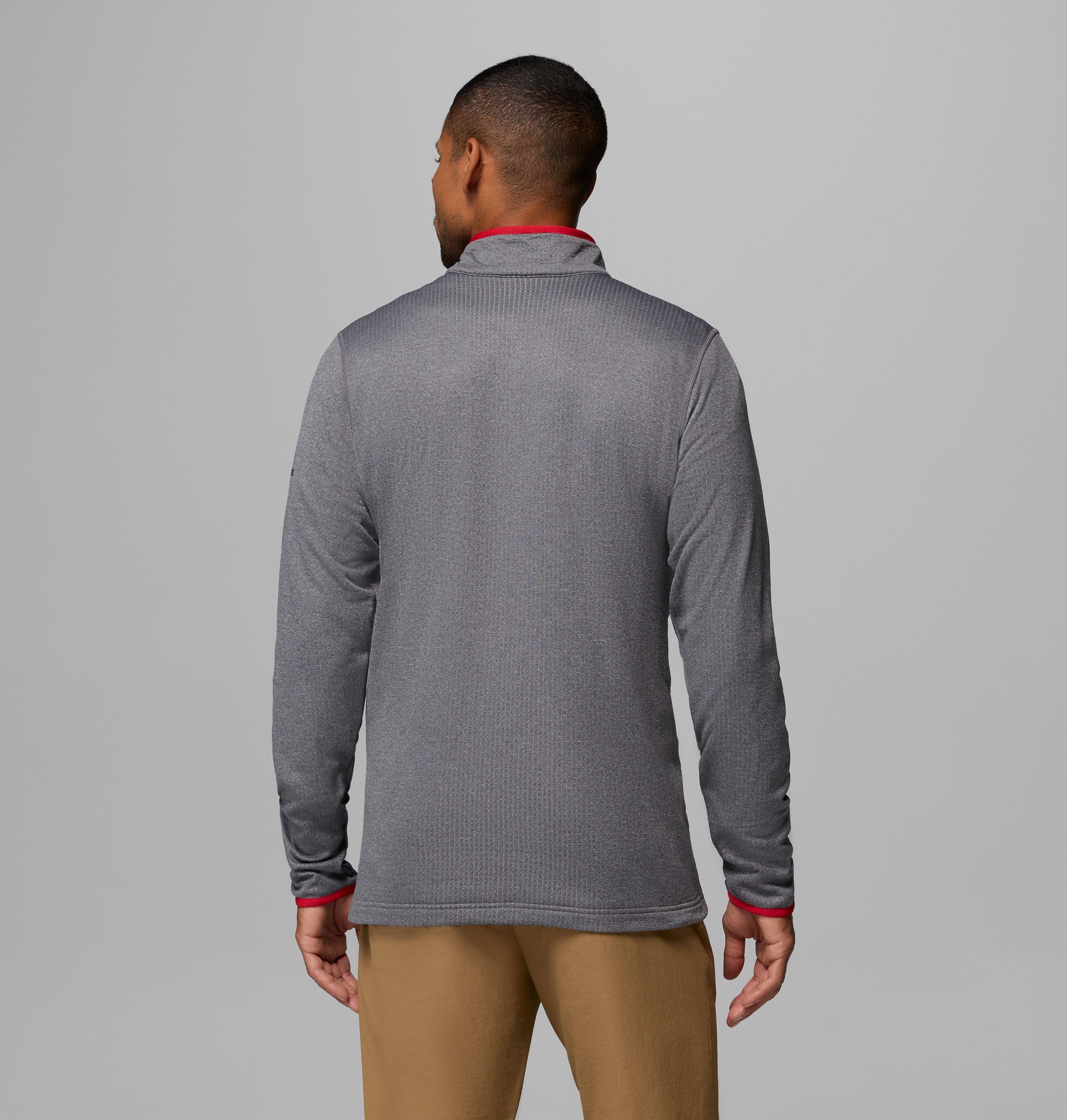 Men's Collegiate Essential Hike Grid Fleece Half Zip - Ohio State 3