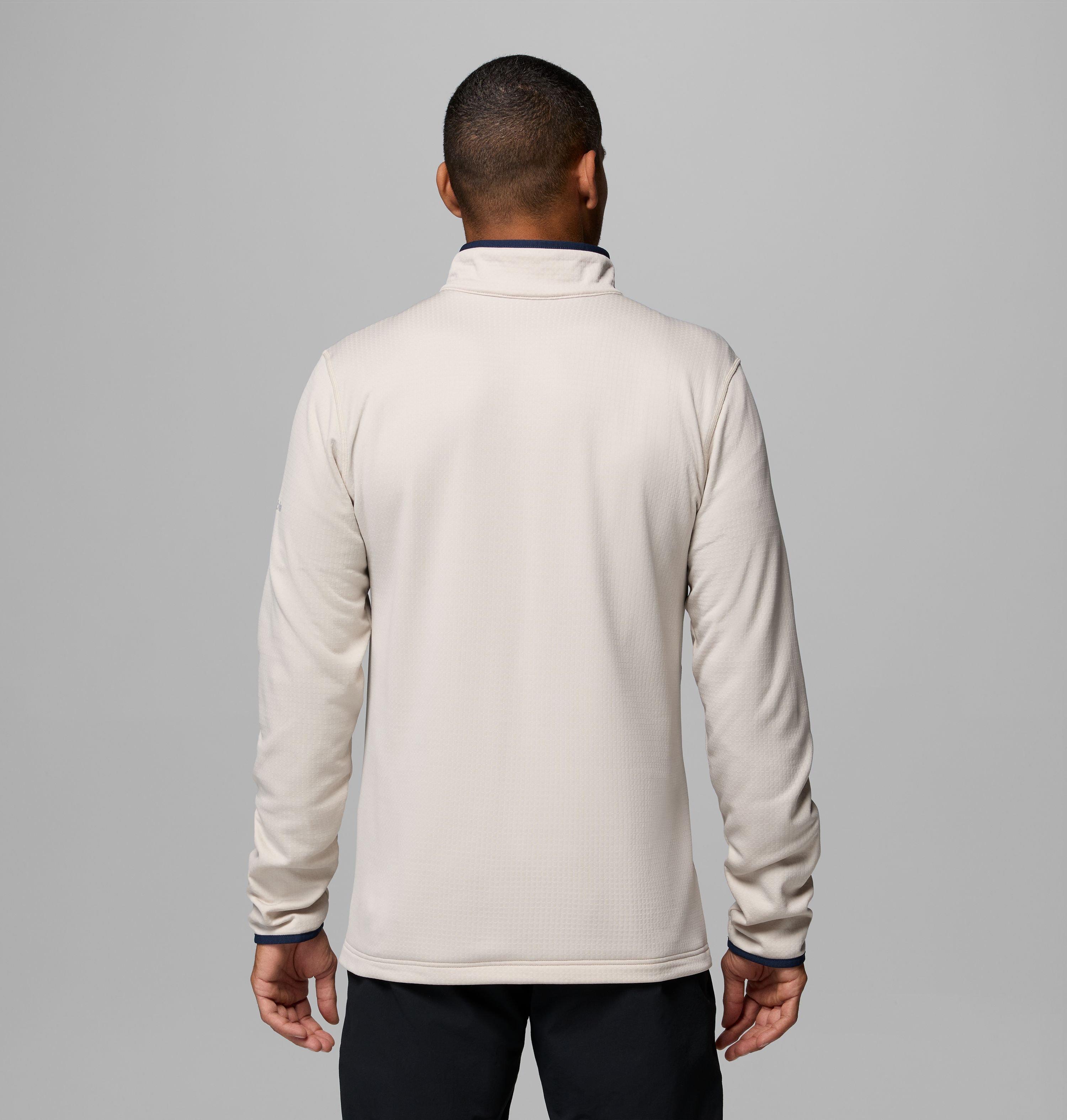 Men's Collegiate Essential Hike Grid Fleece Half Zip - Michigan 3