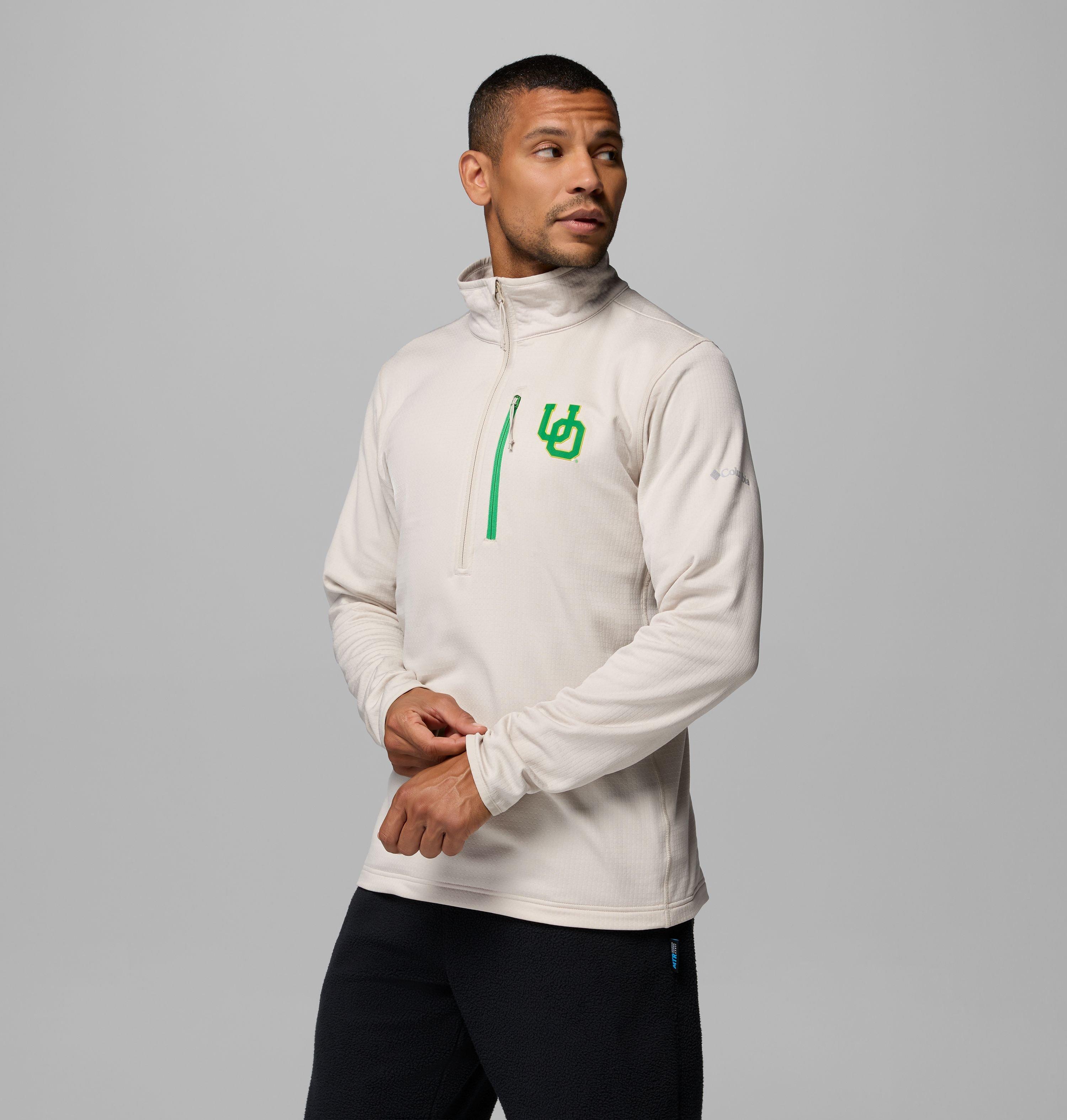 Men's Collegiate Essential Hike Grid Fleece Half Zip - Oregon 4