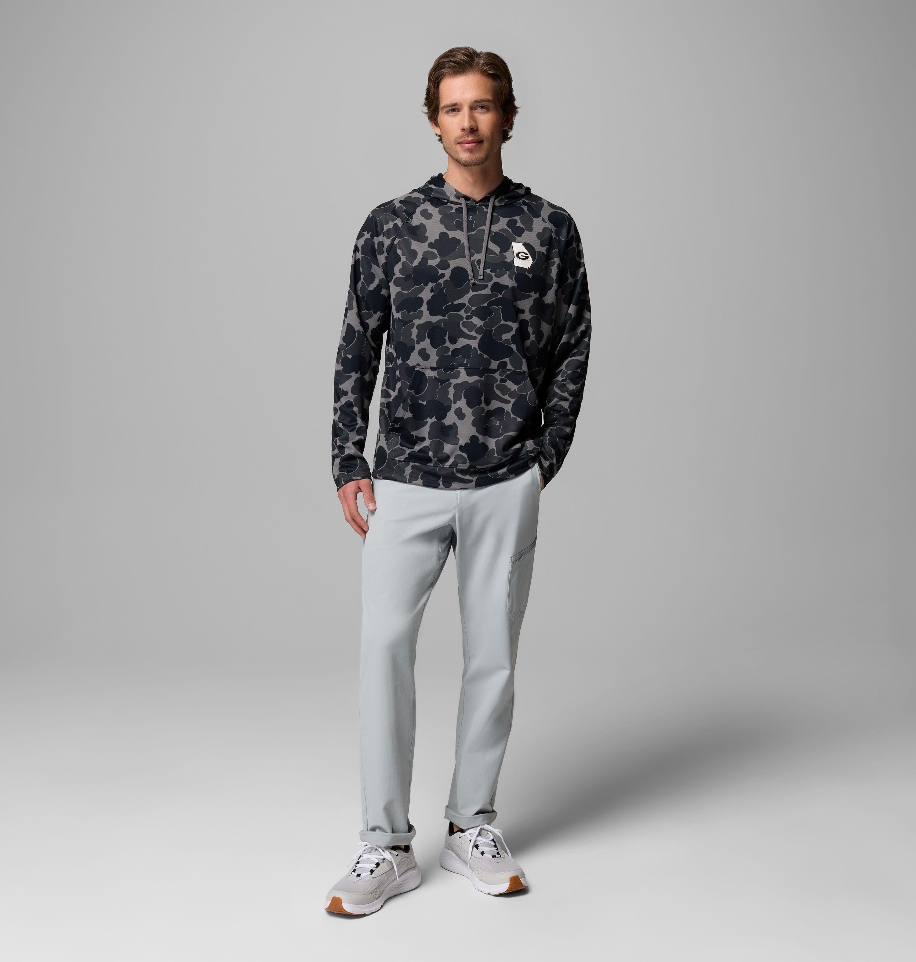 Men's Collegiate Wild Cast Camp Hoodie - Georgia 2