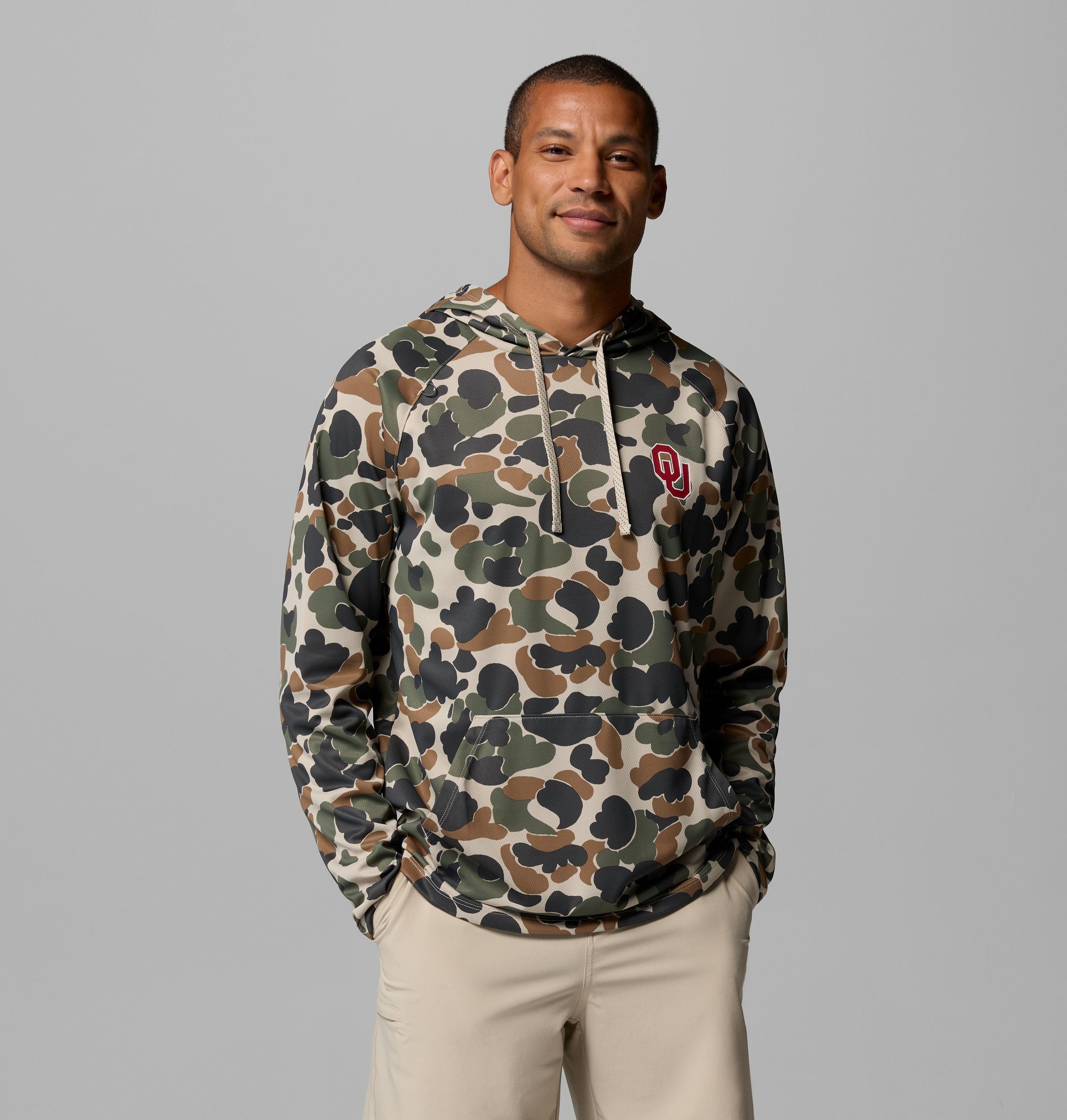 Columbia Sportswear Men's University of Oklahoma CLG Wild Cast Camp Hoodie