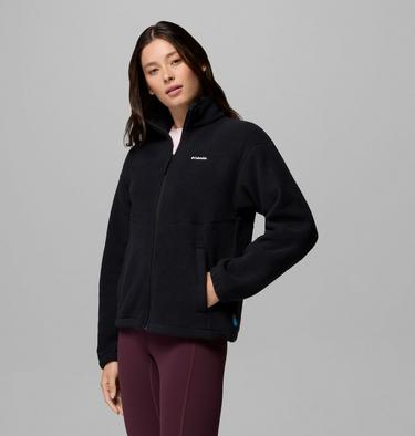 Women's Timber Meadow MTR Sherpa Fleece Jacket, Color: Black, image 4