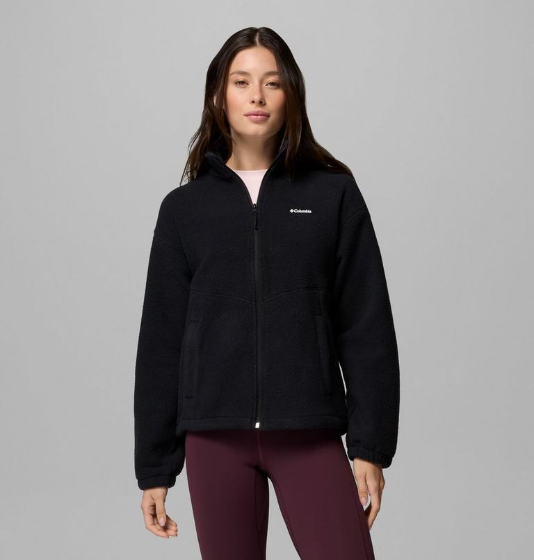 Women's Timber Meadow MTR Sherpa Fleece Jacket, Color: Black, image 1