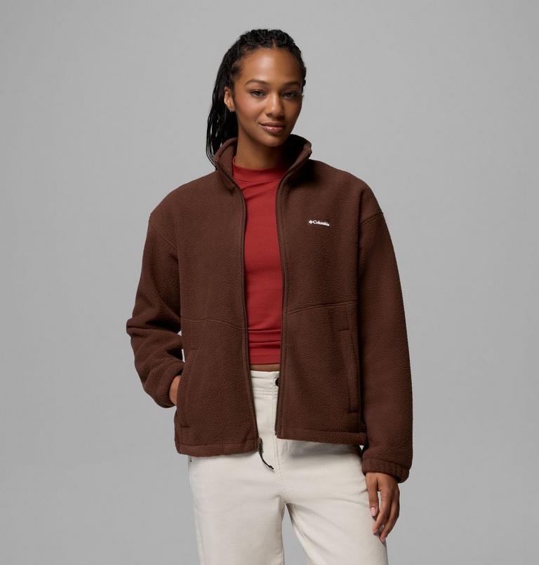 Women's Timber Meadow MTR Sherpa Fleece Jacket, Color: Tobacco, image 5