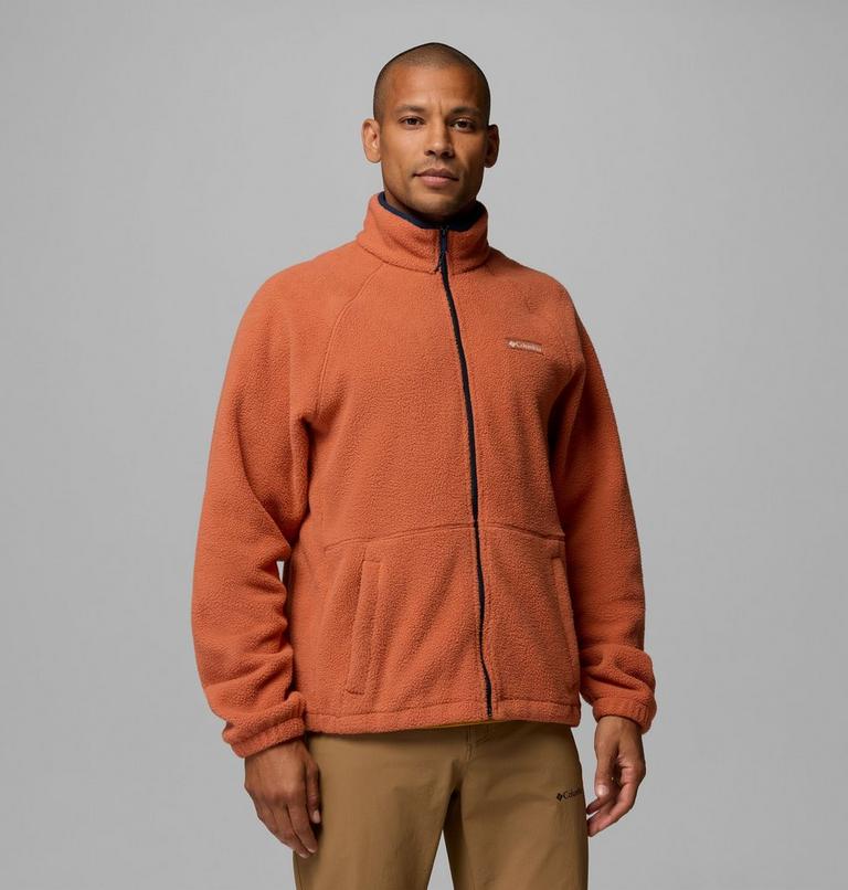 Men's Timber Crest MTR Sherpa Fleece Jacket, Color: Teak Brown, image 1