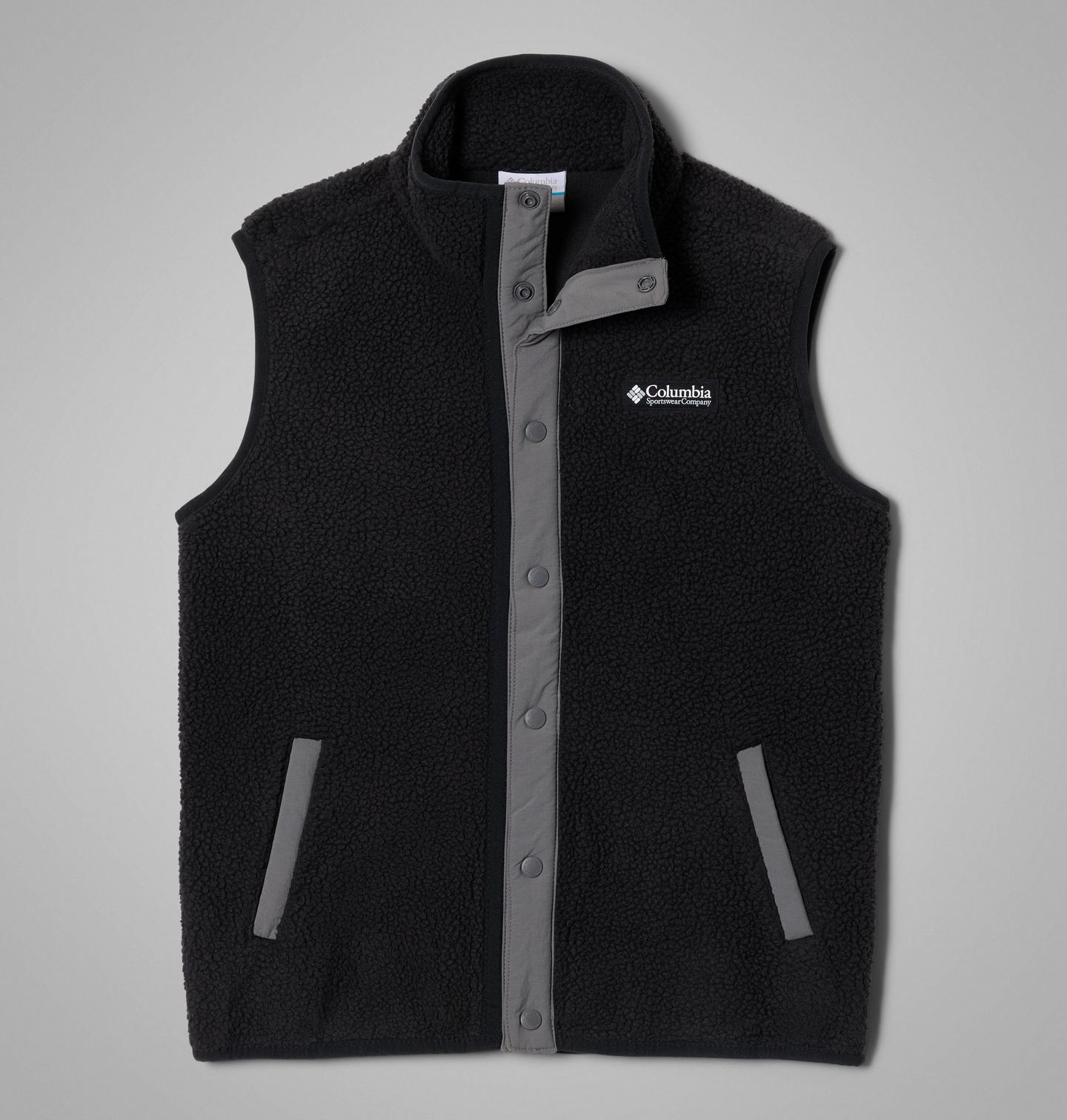 Детский жилет Columbia Helvetia Vest, цвет: Чёрный / Серый — фото 1