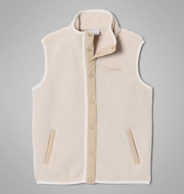 Veste Polaire Sans Manches Sherpa Helvetia Junior, Color: Dark Stone, Ancient Fossil, Seal Salt, image 1