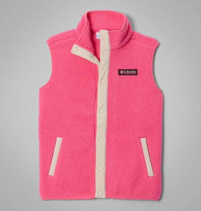 Youth Helvetia Sherpa Fleece Gilet, Color: Nico, Dark Stone, image 1
