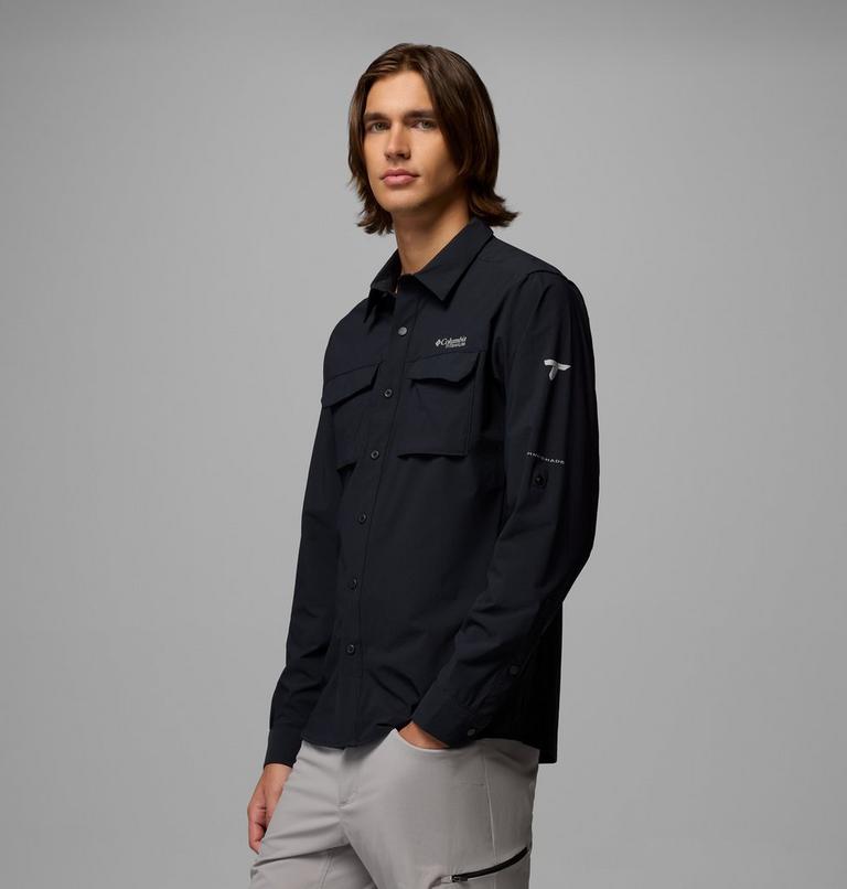 Men's Silver Ridge Elite Woven Shirt, Color: Black, image 4