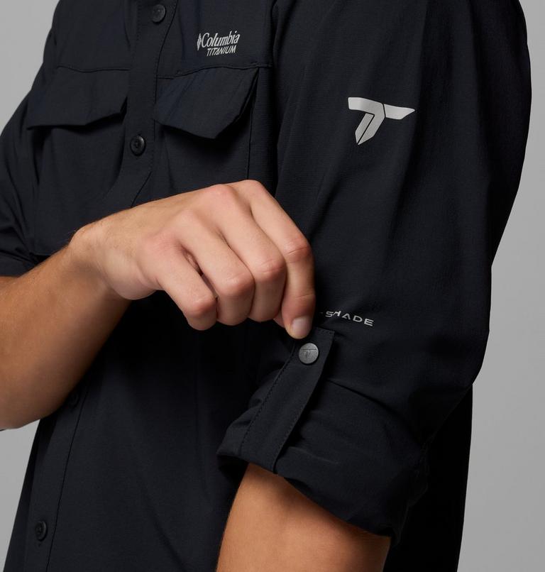 Men's Silver Ridge Elite Woven Shirt, Color: Black, image 6