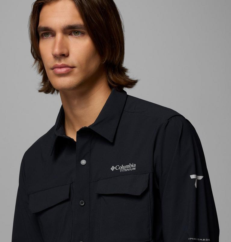 Men's Silver Ridge Elite Woven Shirt, Color: Black, image 7