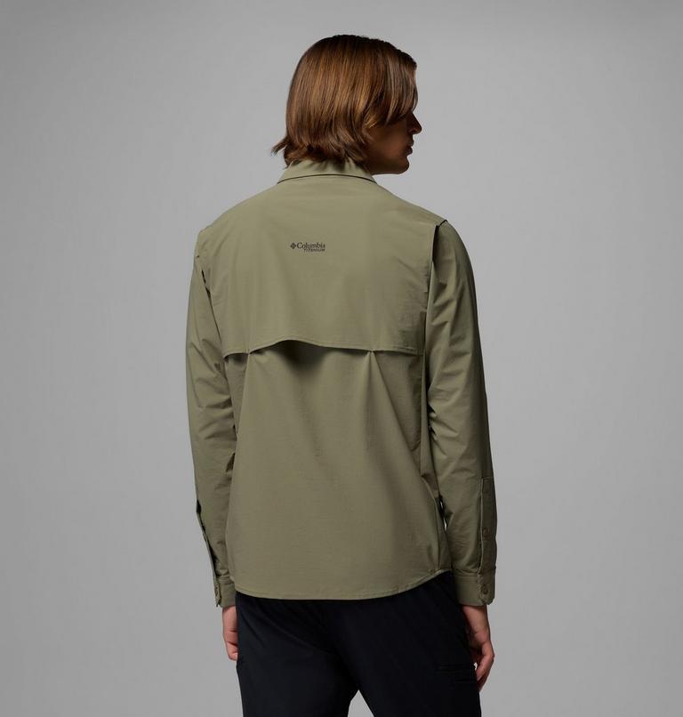 Men's Silver Ridge Elite Woven Shirt, Color: Stone Green, image 3