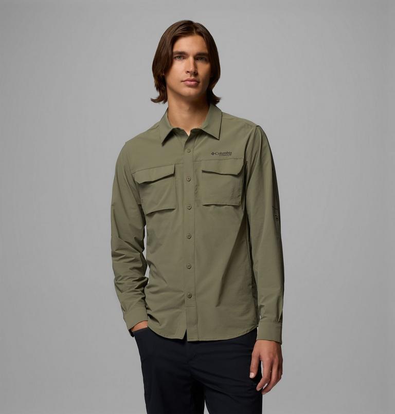 Men's Silver Ridge Elite Woven Shirt, Color: Stone Green, image 1
