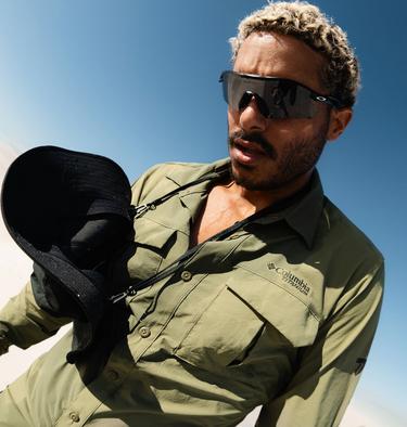 Camicia in tessuto Silver Ridge Elite da uomo, Color: Stone Green, image 4