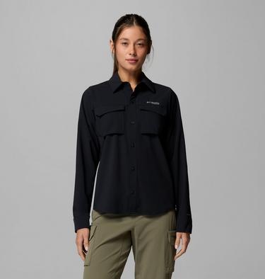 Women's Silver Ridge Elite Woven Shirt, Color: Black, image 3