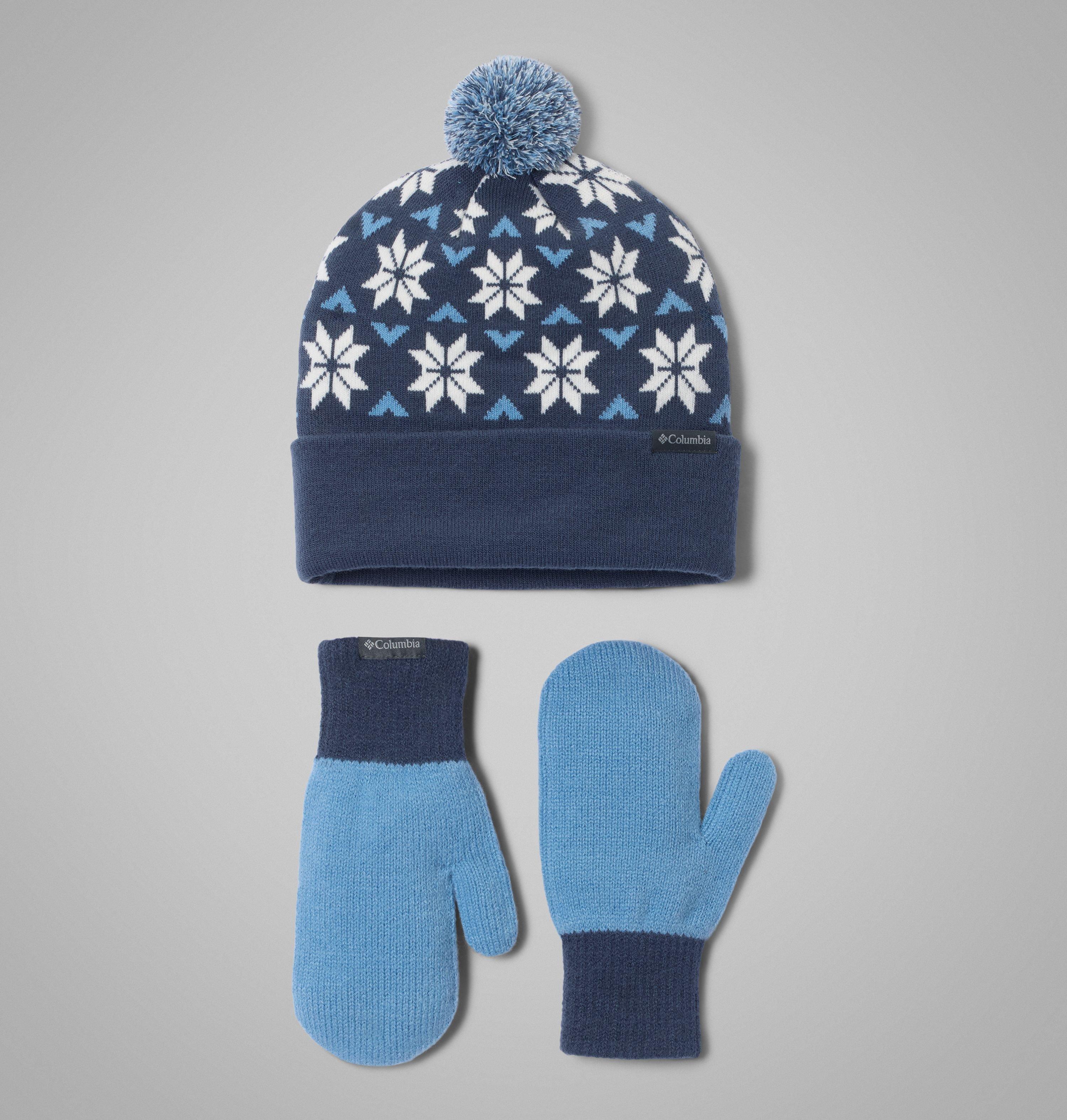 Women's Snowflake Beanie and Mitten Set | 466 | O/S 1
