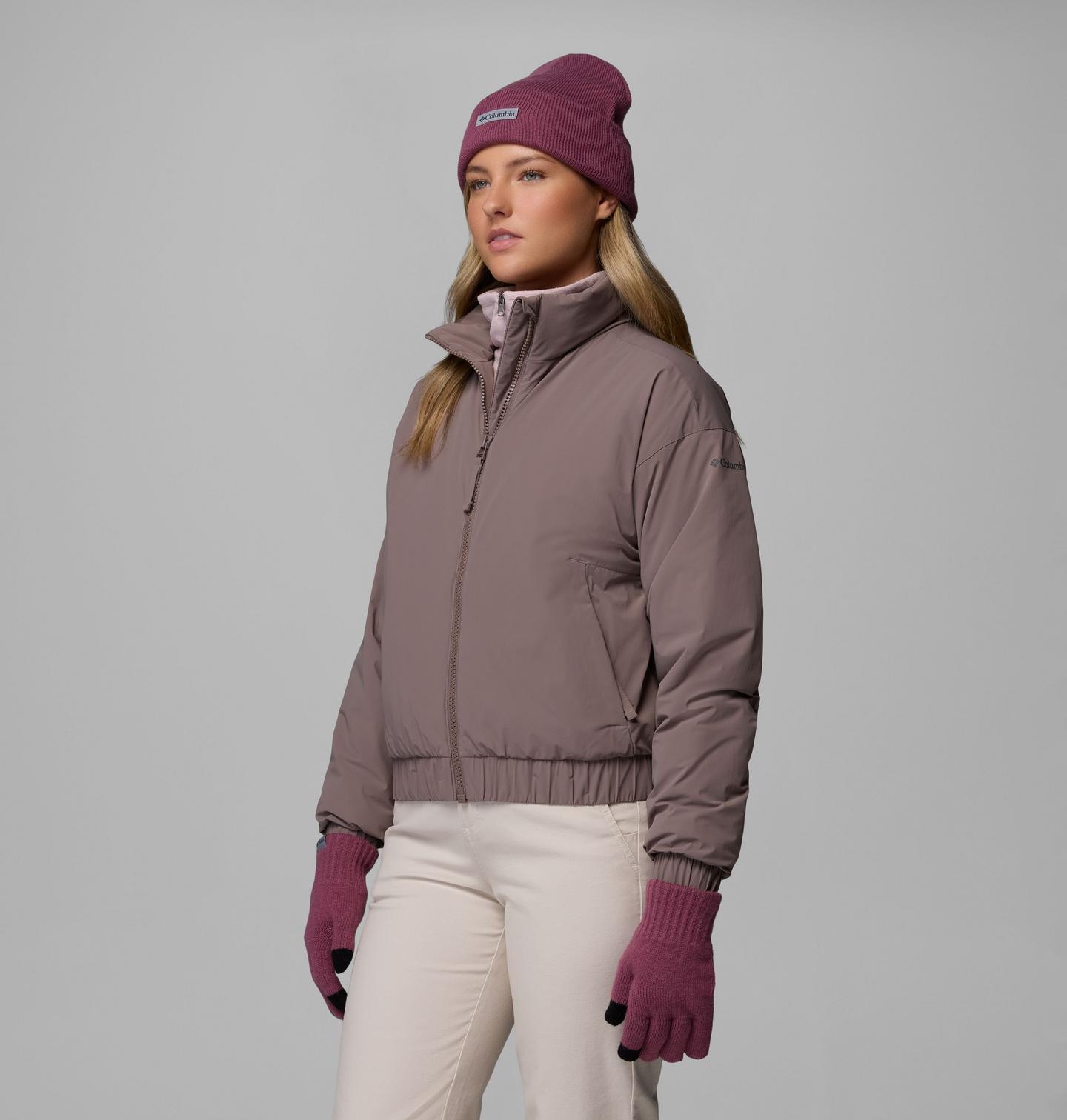 Аксессуары Columbia CSC Beanie and Glove Set, цвет: Состаренный розовато-лиловый — фото 4