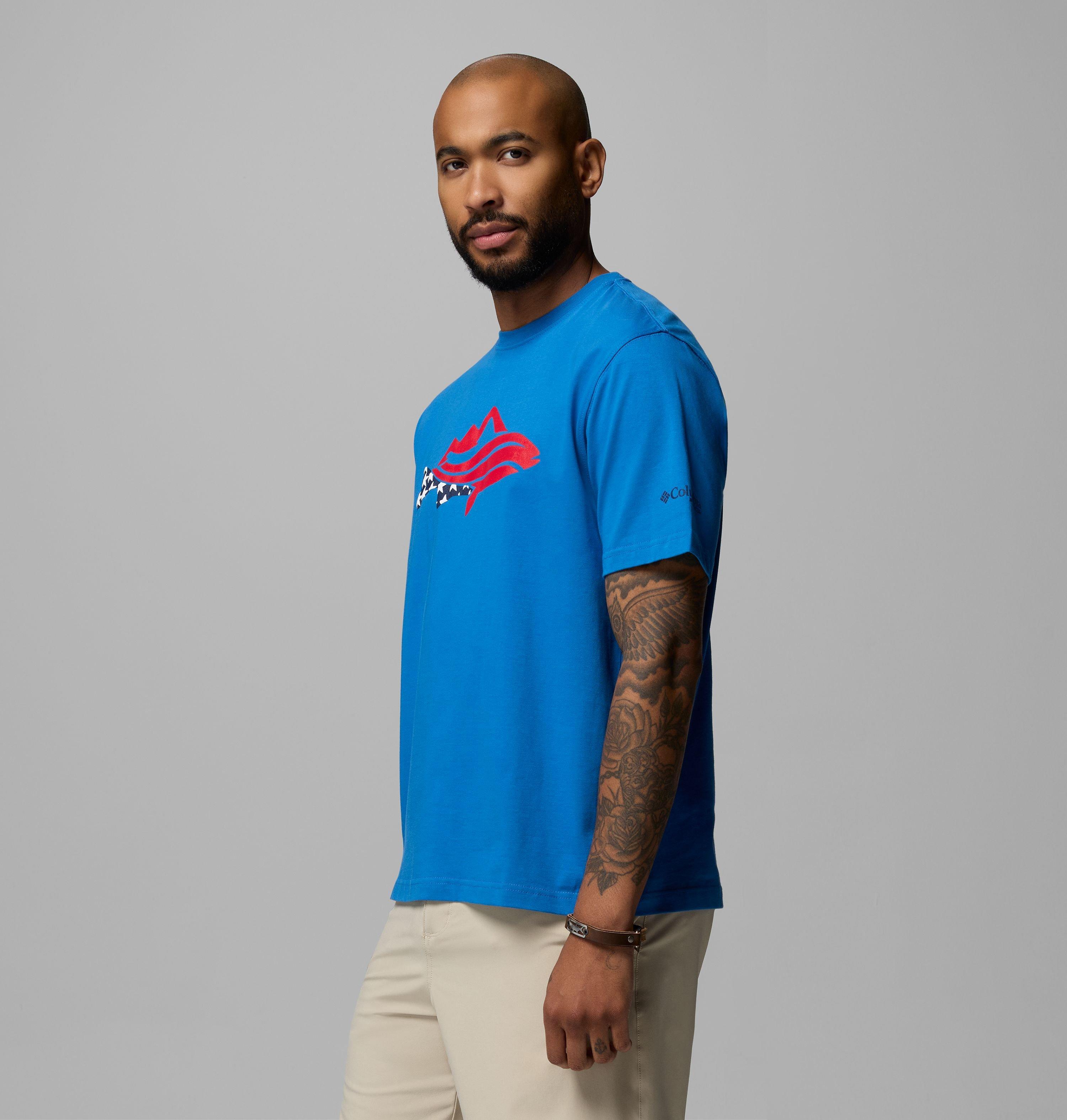Men's PFG Silver Bank Trout Mountain T-Shirt 4