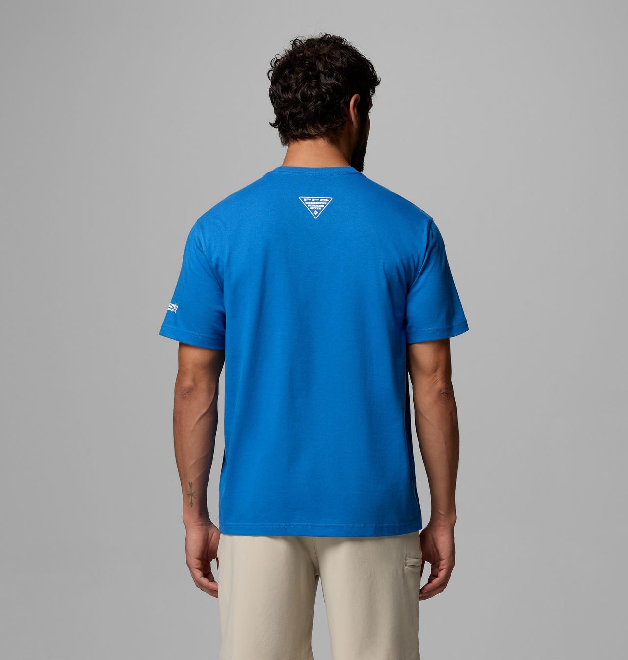 Men's PFG™ Silver Bank Americana Hook Flag T-Shirt 3