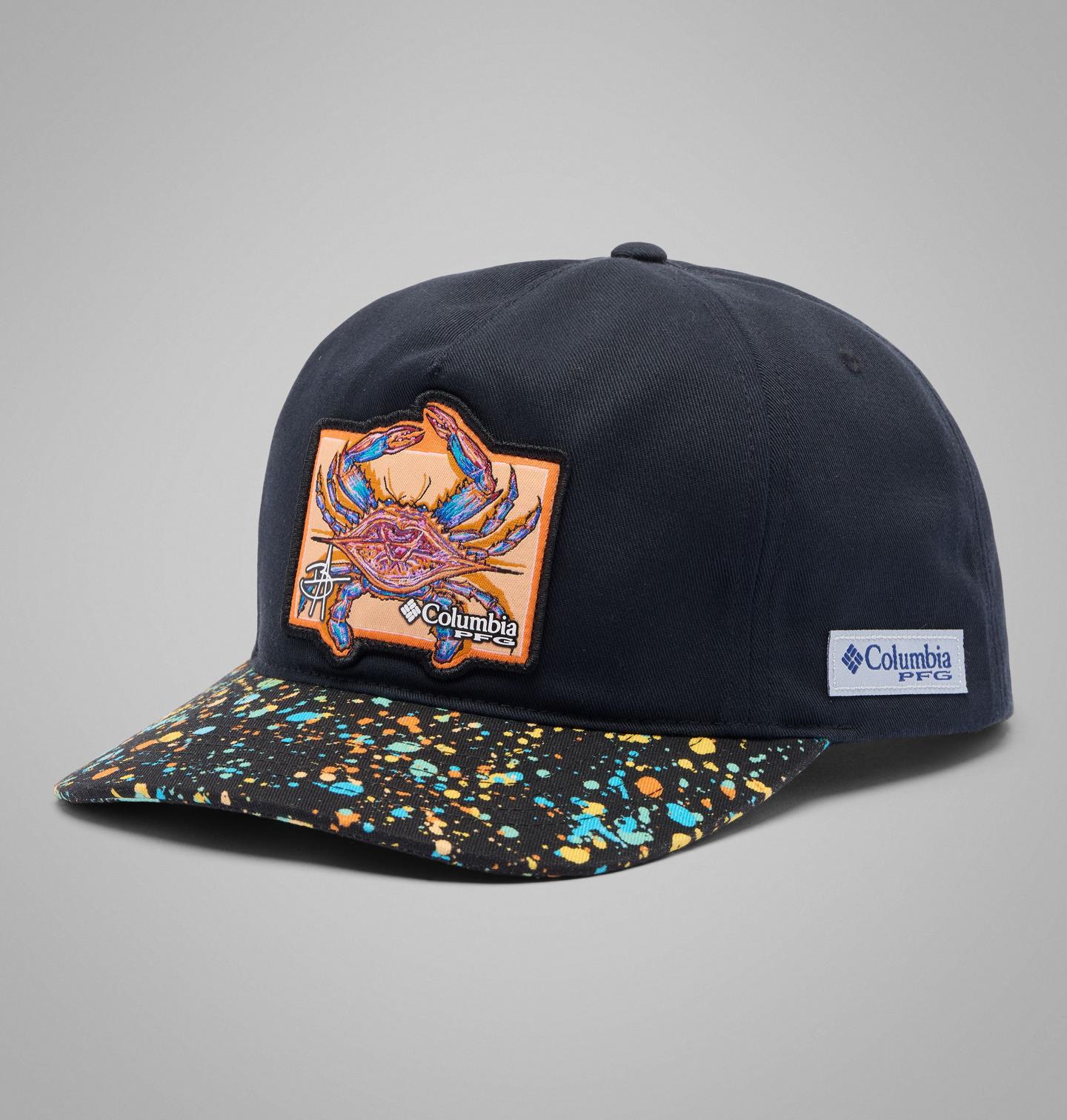 Мужская кепка Columbia Creel x Bentley Snap Back Ball, цвет: Чёрный / Разноцветный — фото 1